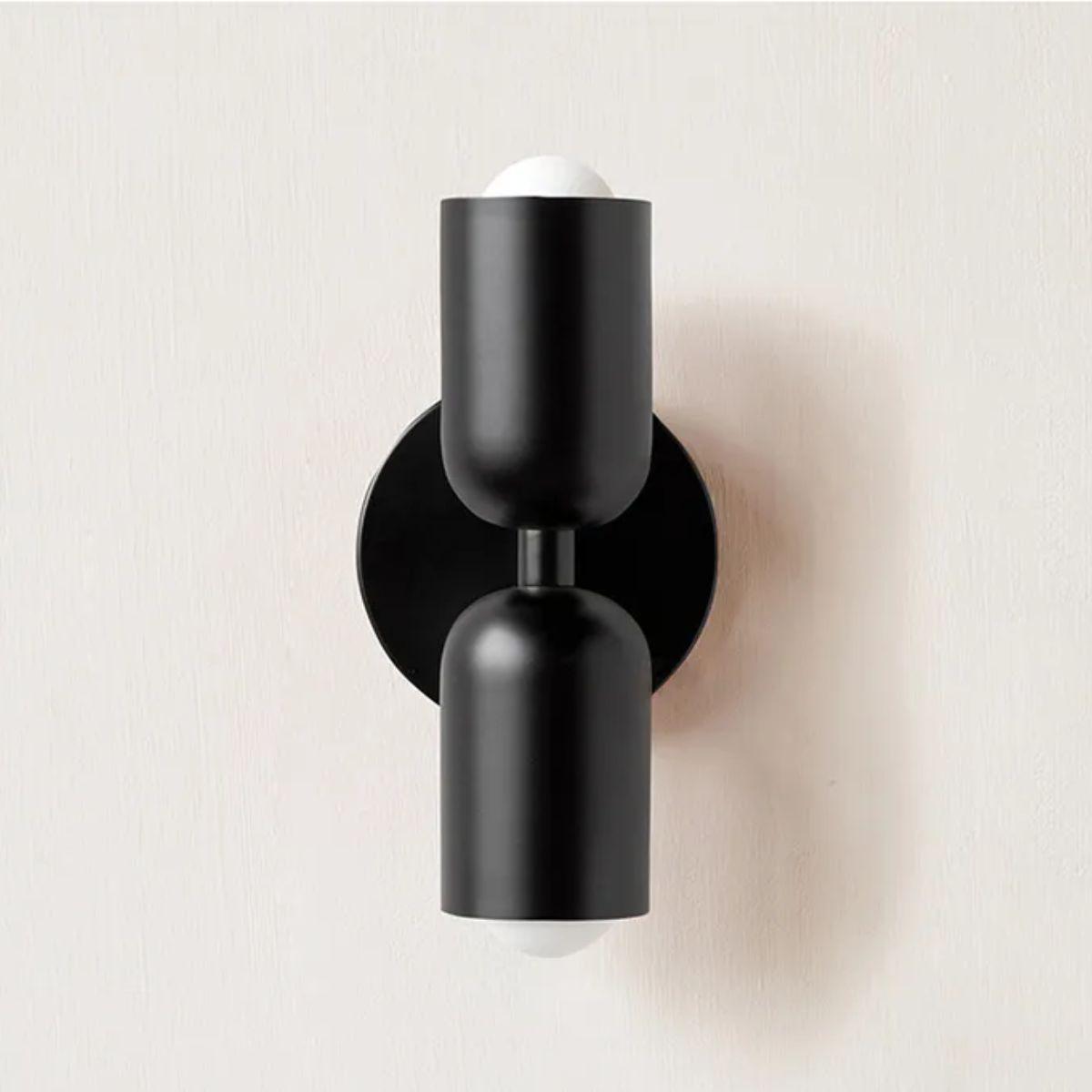 Wandleuchten Moderne Glas Doppel-Schirm-Lampe