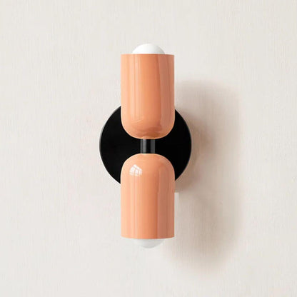 Wandleuchten Moderne Glas Doppel-Schirm-Lampe