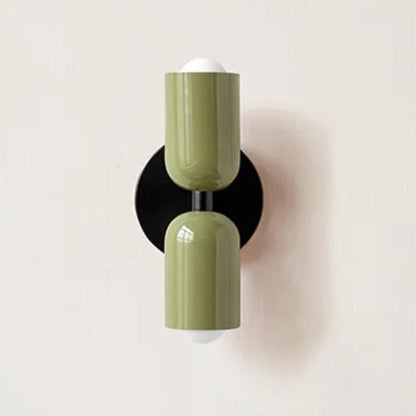 Wandleuchten Moderne Glas Doppel-Schirm-Lampe