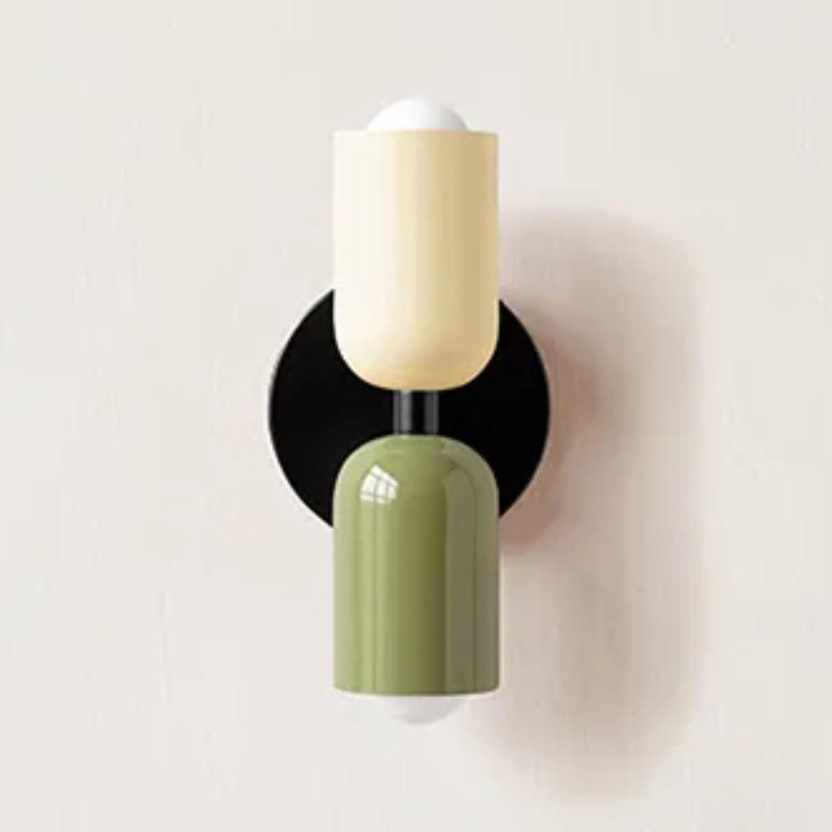 Wandleuchten Moderne Glas Doppel-Schirm-Lampe