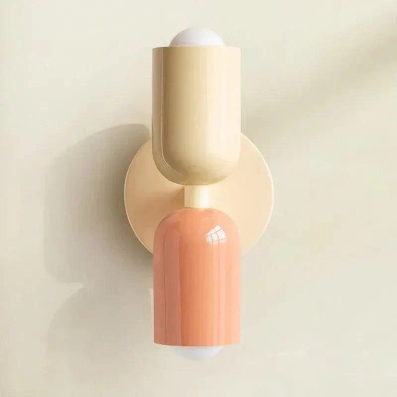Wandleuchten Moderne Glas Doppel-Schirm-Lampe