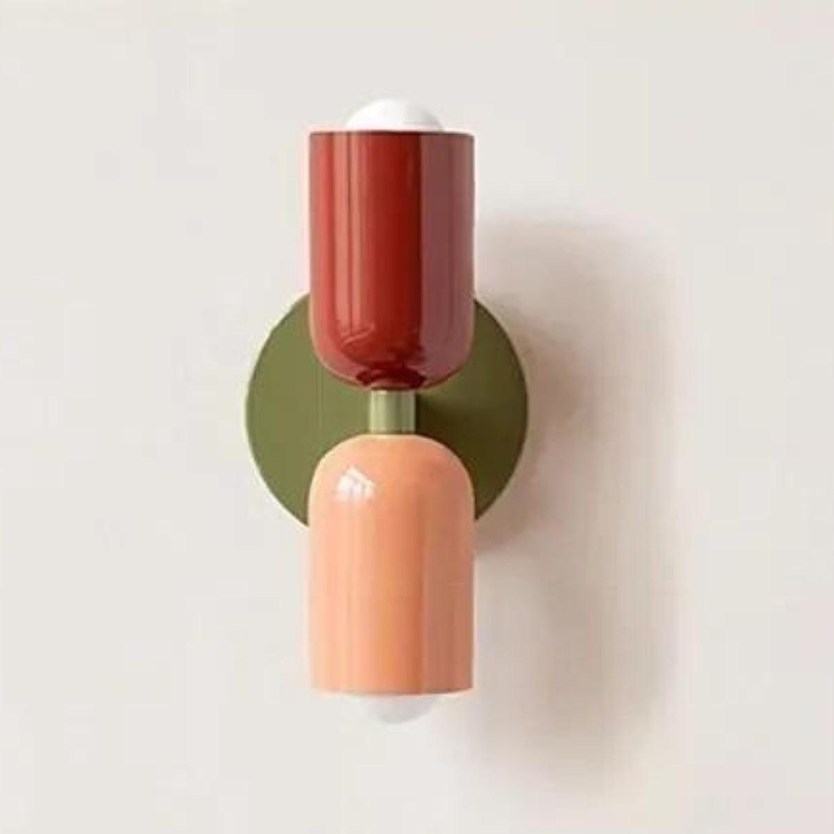 Wandleuchten Moderne Glas Doppel-Schirm-Lampe