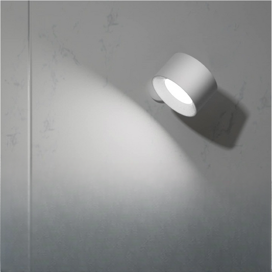 LED-Wandleuchten, wandmontierte Lampen mit wiederaufladbarem Akku, 3 Farbtemperaturen & 3 Helligkeitsstufen, 360° drehbare Magnetkugel, kabellose Wandleuchten für Studium, Lesen, Nachttisch
