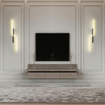 Lines Kreativ LED Moderne Minimalistische Wandlampe Dekorative Wandlichter Beleuchtung