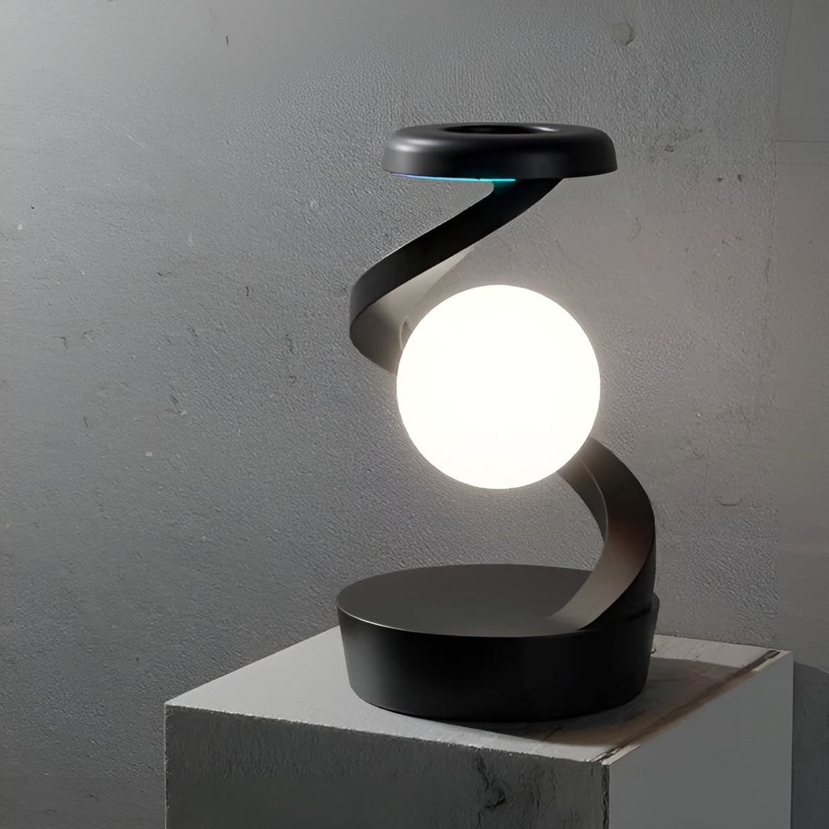 Rotierende schwebende Tischlampe | FloatLight