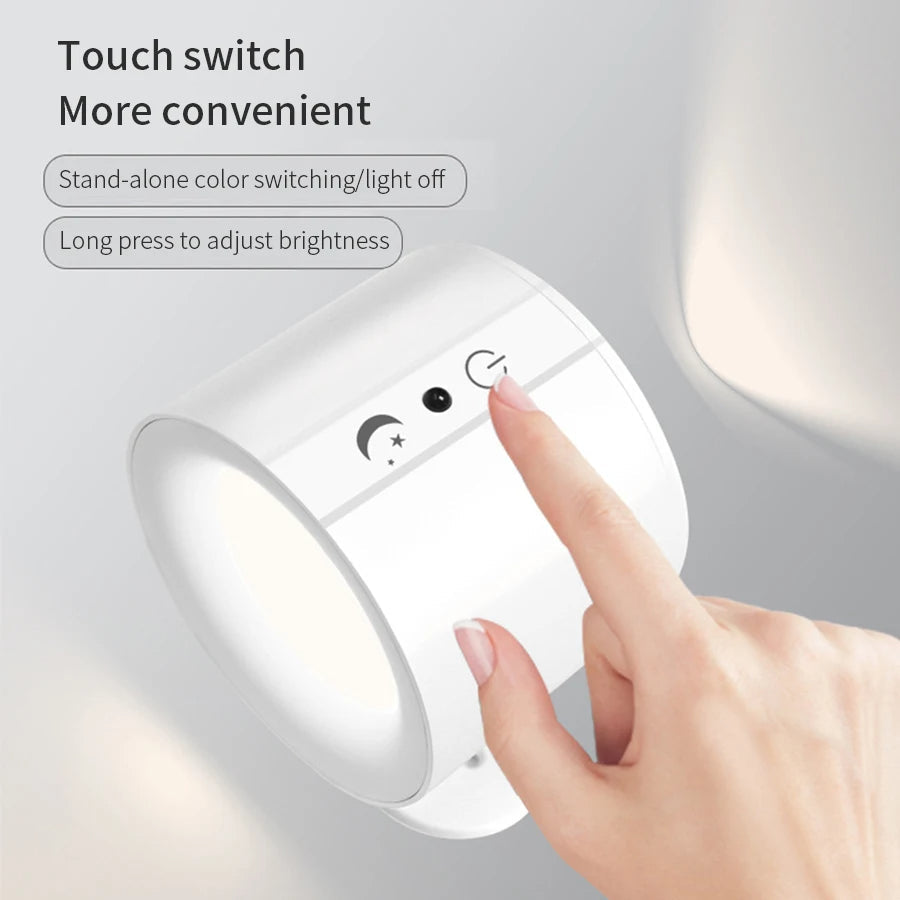 Magnetische LED-Wandleuchte mit Doppellicht