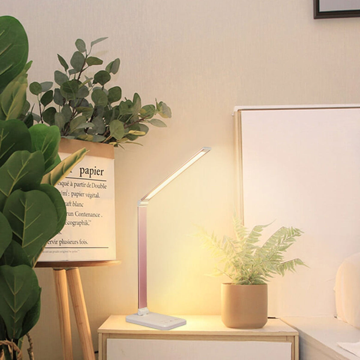 Nordic Creative Faltbare Touch-Dimmer LED Schreibtischlampe