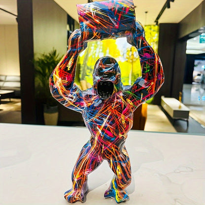 Luxus Graffiti Donkey Kong Fass Skulptur