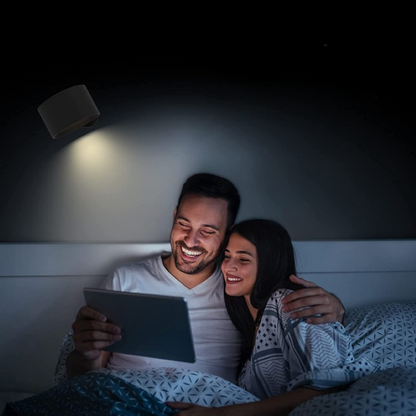 LED-Wandleuchten, wandmontierte Lampen mit wiederaufladbarem Akku, 3 Farbtemperaturen & 3 Helligkeitsstufen, 360° drehbare Magnetkugel, kabellose Wandleuchten für Studium, Lesen, Nachttisch