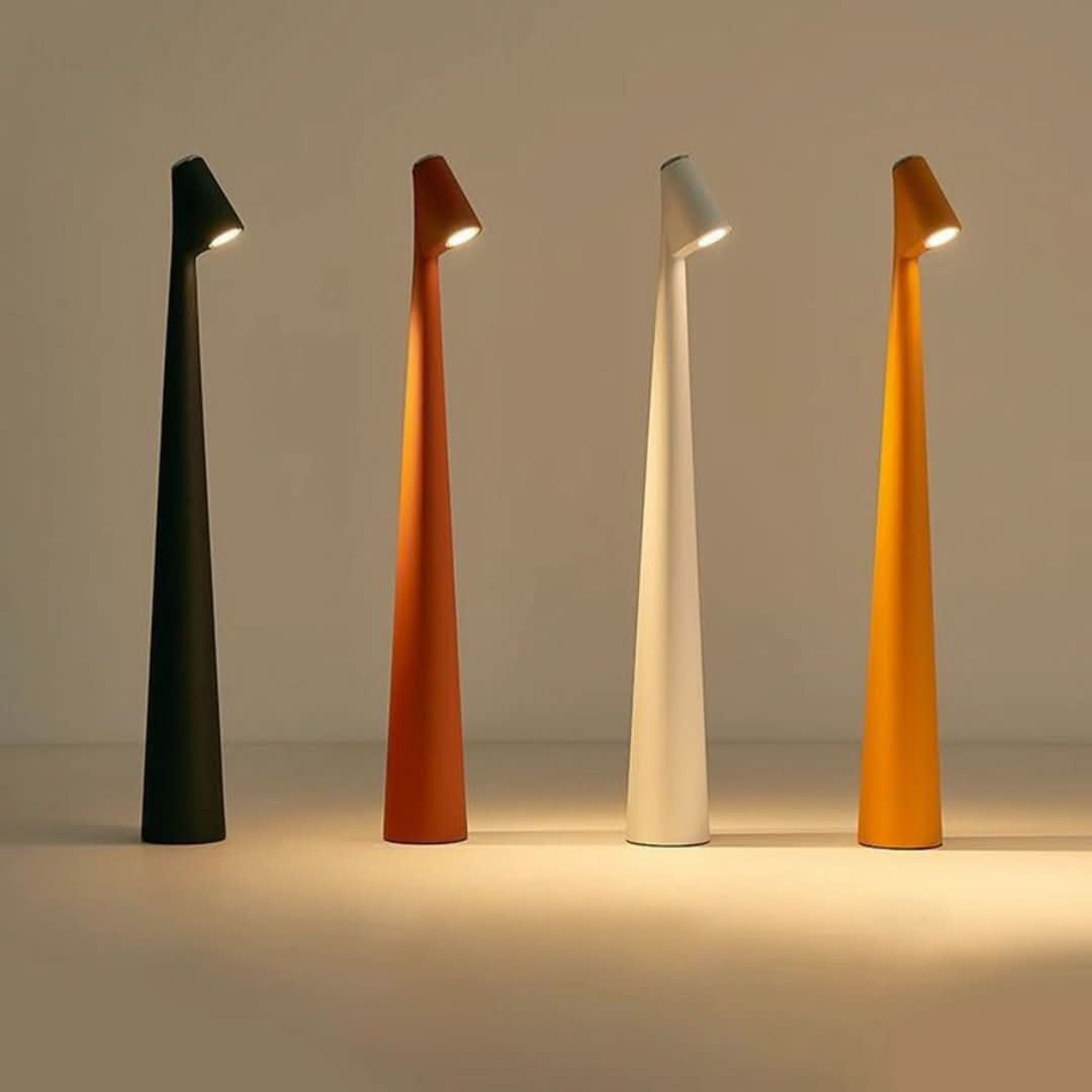 Nordic Minimalist Design Stimmungslicht | Kabellos | LED | Leselampe | Tischlampe