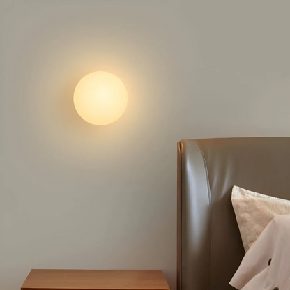 Stylische Glaswandlampe