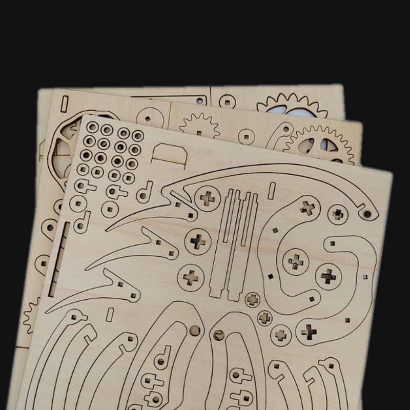 Holz Kinetische Kolibris Skulptur