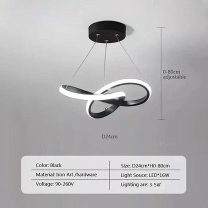WaveGlow Deckenleuchte – Stylische LED-Deckenbeleuchtung Wohnraumlampe