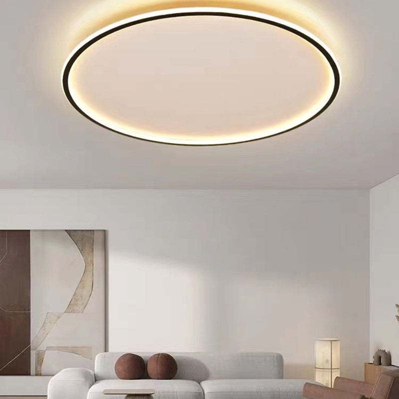 LunaNova - Moderne LED-Deckenleuchte Metall/Acryl für Wohn- und Schlafzimmer, Heim Zeile schwarz/weiß Design
