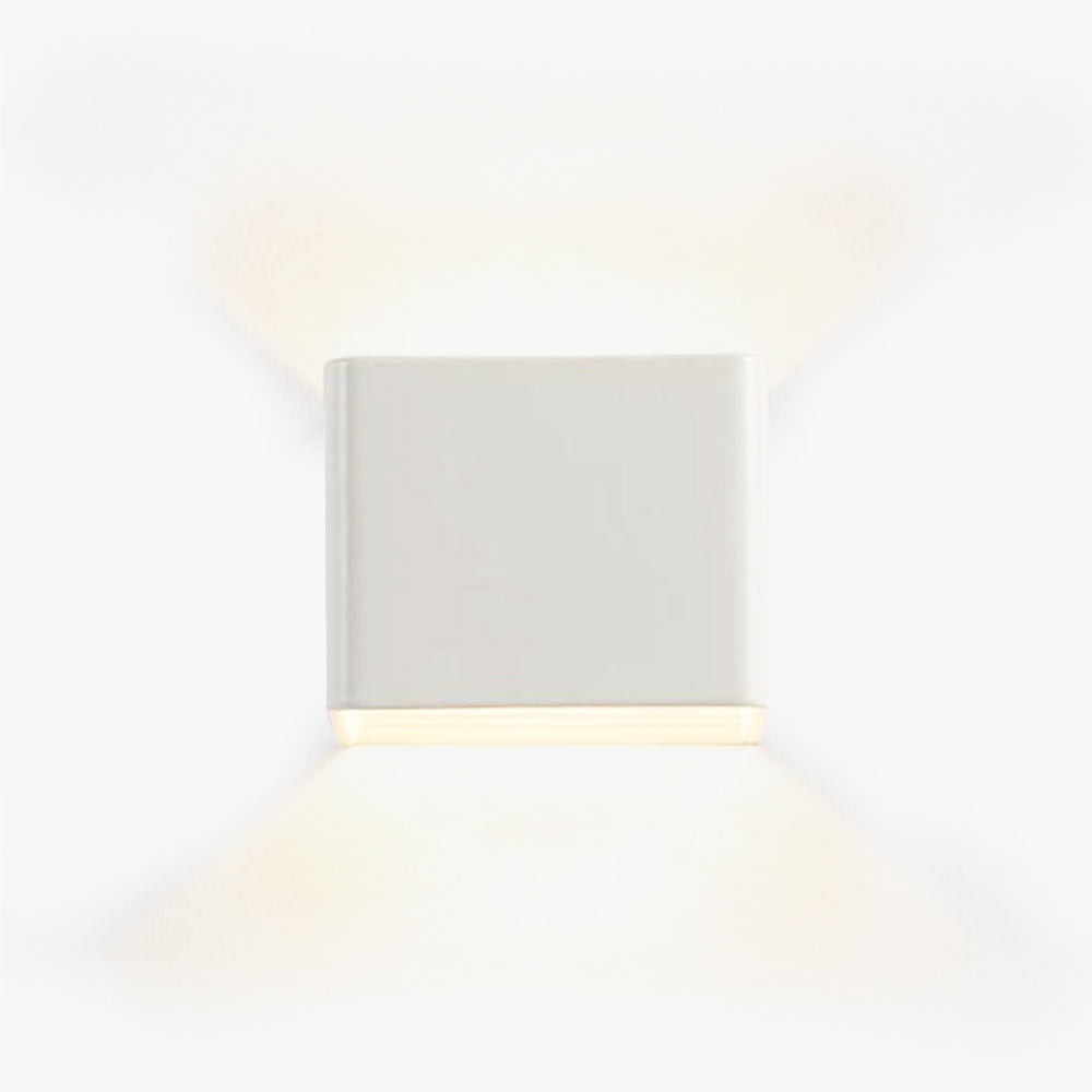 Moderne quadratische Wandleuchte