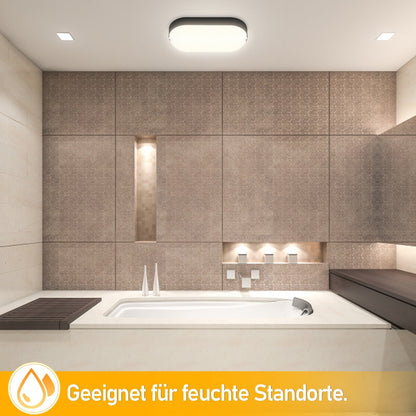 15W LED Feuchtigkeitsschutzlicht IP54 2 Stück