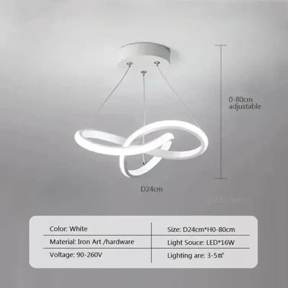 WaveGlow Deckenleuchte – Stylische LED-Deckenbeleuchtung Wohnraumlampe