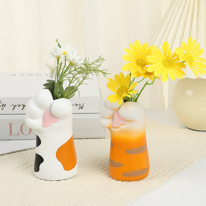 Katze Pfote Vase