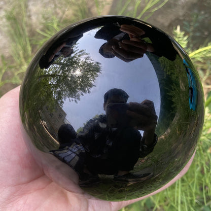 Obsidian Kristallkugel Dekoration
