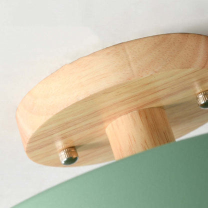 Stylische LED-Deckenleuchte aus Holz und Acryl für Schlafzimmer, Esszimmer und Wohnzimmer