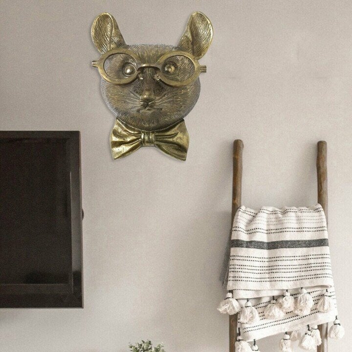 Einzigartige Tierkopf-Wanddekoration für das Zuhause