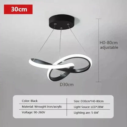 WaveGlow Deckenleuchte – Stylische LED-Deckenbeleuchtung Wohnraumlampe