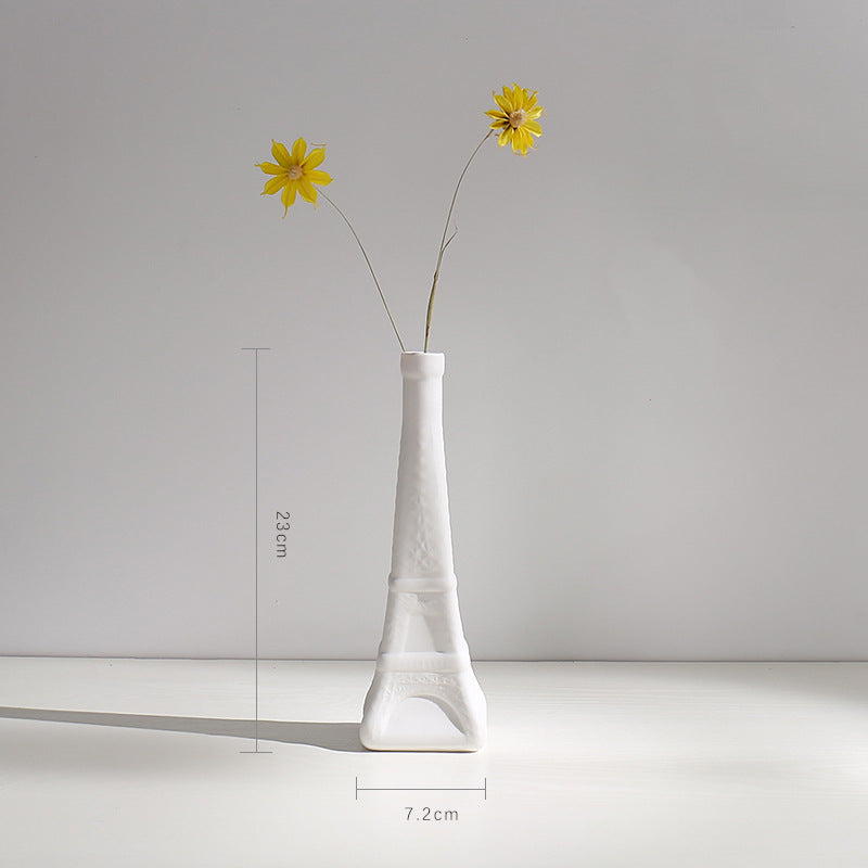 Heimdekoration Eiffelturm Vase