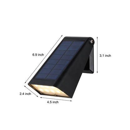 Outdoor Solar Wandleuchte mit verstellbarem Winkel