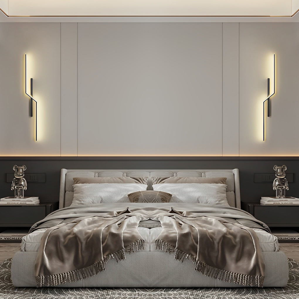 Lines Kreativ LED Moderne Minimalistische Wandlampe Dekorative Wandlichter Beleuchtung