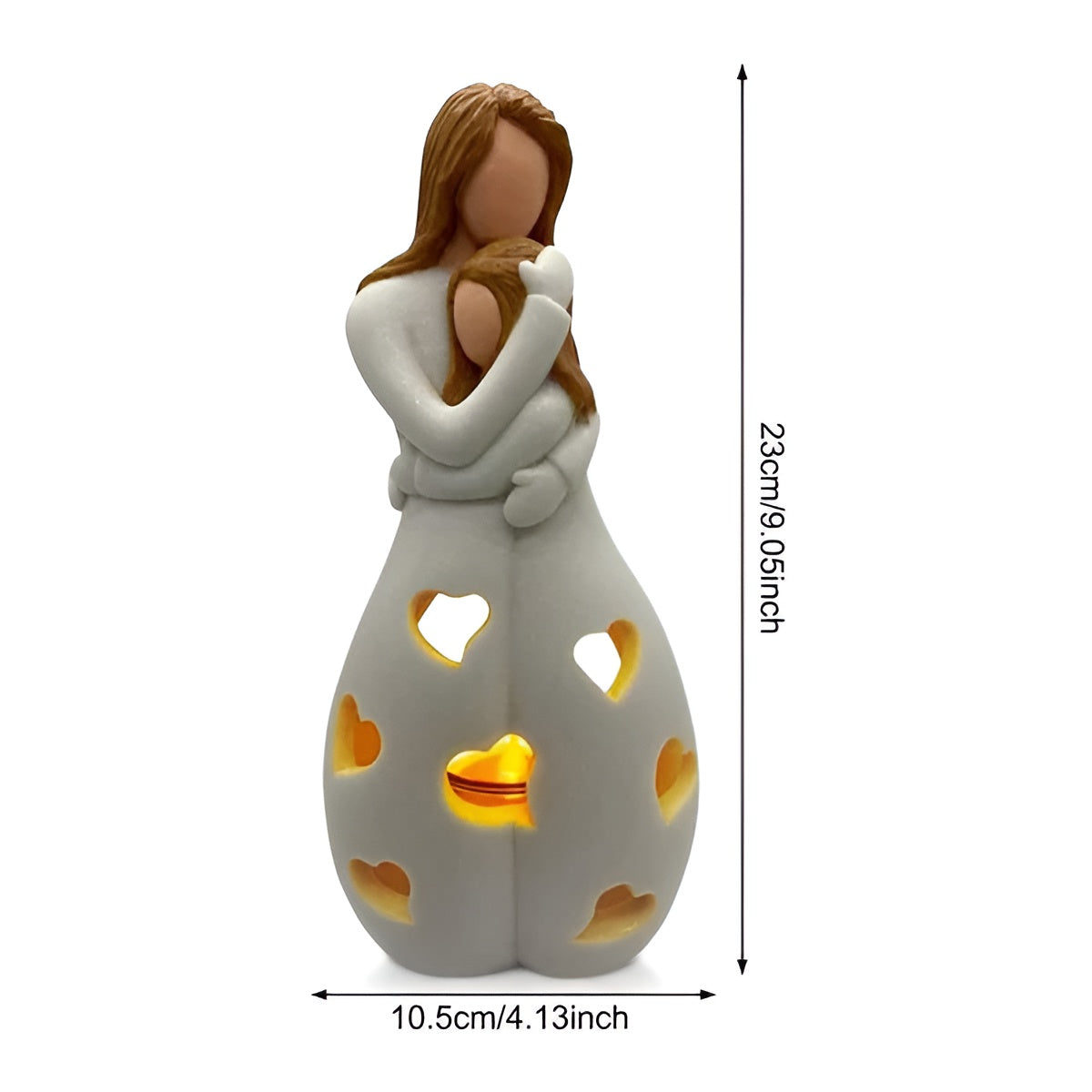 Mutter-Tochter Figur - Flackernder Kerzenhalter - LoveGlow