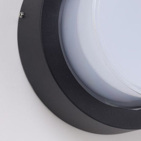 Moderne Minimalistische Wasserdichte Quadratische Runde Zylinder Druckguss-Aluminium Acryl LED Deckenleuchte für Außenpatio