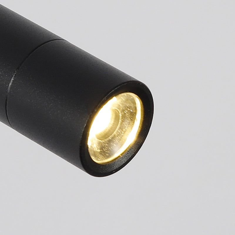 Moderne minimalistische Eisen runde flexible Biege-Rohr LED Leselampe Wandlampe für Schlafzimmer