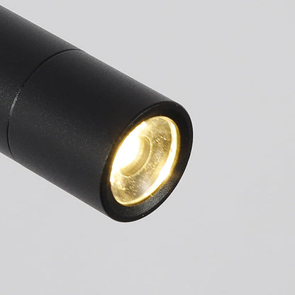 Moderne minimalistische Eisen runde flexible Biege-Rohr LED Leselampe Wandlampe für Schlafzimmer