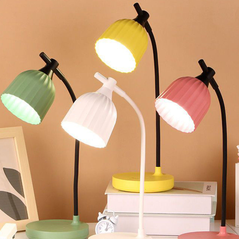 Moderne Minimalistische Runde Gefaltete ABS LED Tischlampe Für Das Wohnzimmer