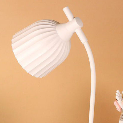 Moderne Minimalistische Runde Gefaltete ABS LED Tischlampe Für Das Wohnzimmer
