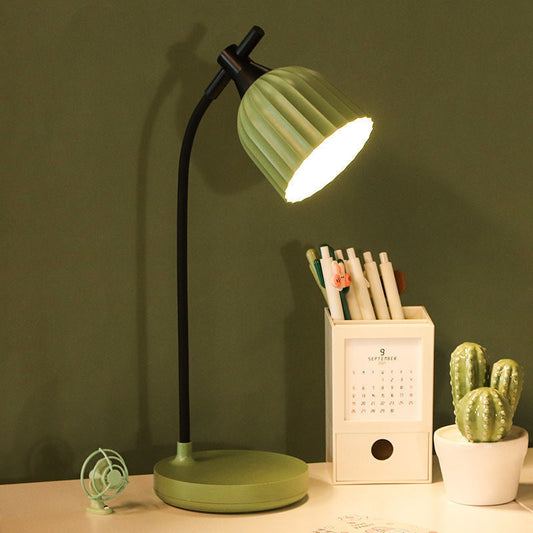 Moderne Minimalistische Runde Gefaltete ABS LED Tischlampe Für Das Wohnzimmer