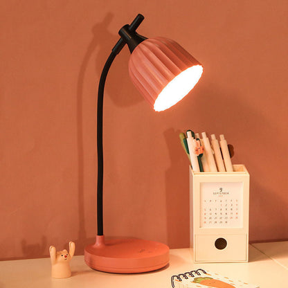 Moderne Minimalistische Runde Gefaltete ABS LED Tischlampe Für Das Wohnzimmer