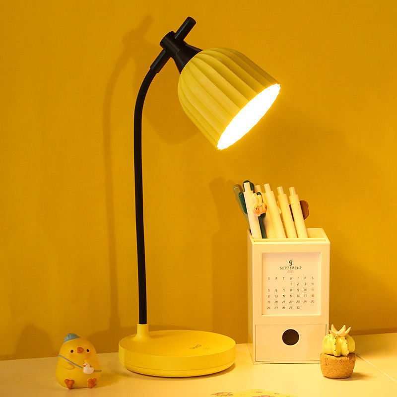 Moderne Minimalistische Runde Gefaltete ABS LED Tischlampe Für Das Wohnzimmer