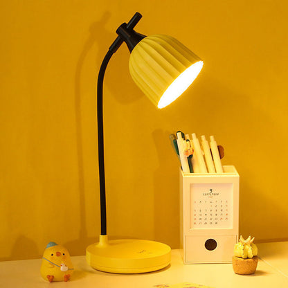 Moderne Minimalistische Runde Gefaltete ABS LED Tischlampe Für Das Wohnzimmer