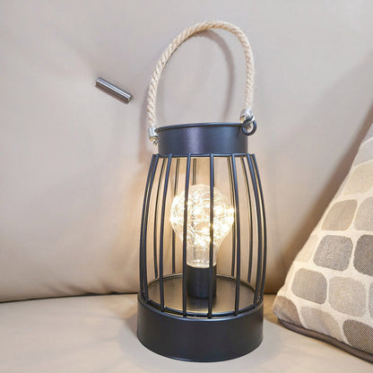 Moderne Minimalistische Vertikal Gestreifte Quadrat Runde Eisen LED Tischlampe Für Das Wohnzimmer