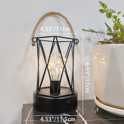 Moderne Minimalistische Vertikal Gestreifte Quadrat Runde Eisen LED Tischlampe Für Das Wohnzimmer