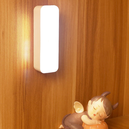 Moderne minimalistische wiederaufladbare magnetische Saugnapf Kunststoffstreifen rechteckige LED-Wandlampe Nachtlicht zum Lernen