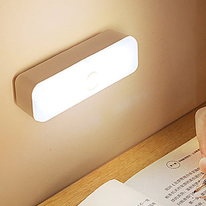 Moderne minimalistische wiederaufladbare magnetische Saugnapf Kunststoffstreifen rechteckige LED-Wandlampe Nachtlicht zum Lernen