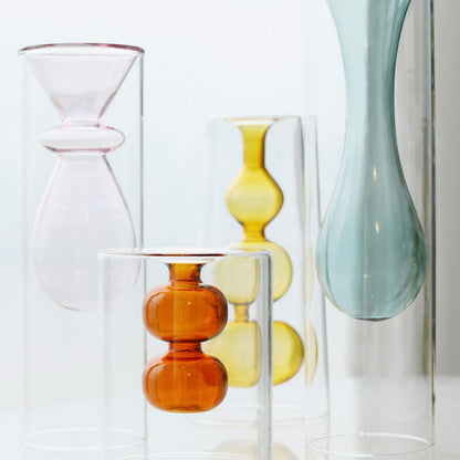 Sprudelnde Glasvasen