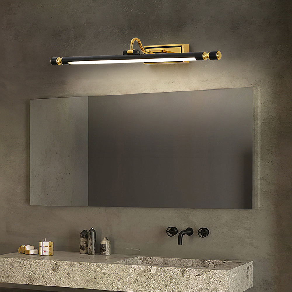 Luxus Schwarz-Gold Spiegel Lampe – LumoGold | Heim Zeile