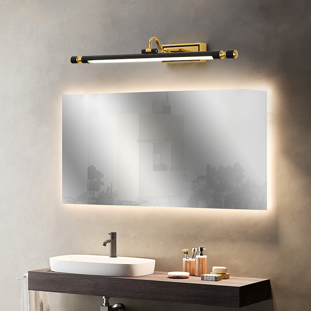 Luxus Schwarz-Gold Spiegel Lampe – LumoGold | Heim Zeile