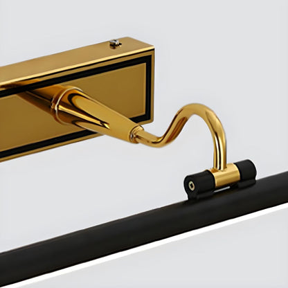 Luxus Schwarz-Gold Spiegel Lampe – LumoGold | Heim Zeile