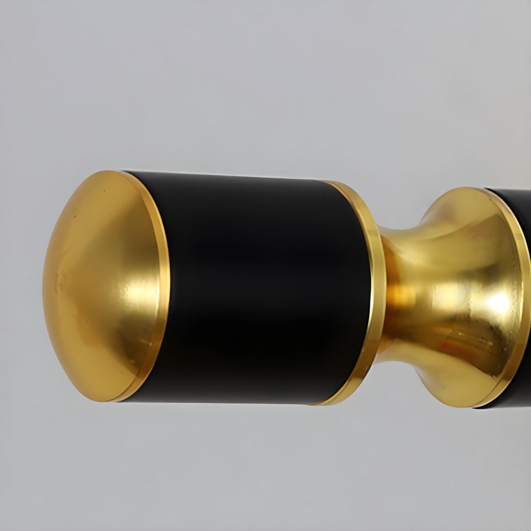 Luxus Schwarz-Gold Spiegel Lampe – LumoGold | Heim Zeile