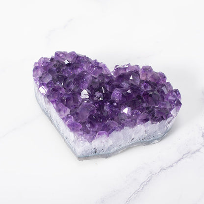 Amethyst-Cluster-Herz
