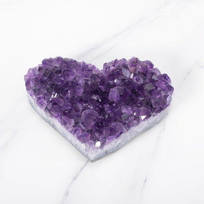 Amethyst-Cluster-Herz